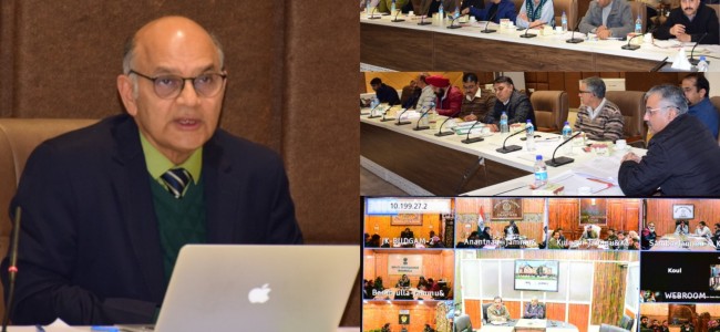 SEC Sharma for timely updation of Panchayat Electoral Roll in Jammu and Kashmir SEC Sharma for timely updation of Panchayat Electoral Roll in Jammu and Kashmir