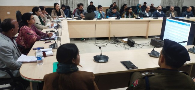 Sarita Chauhan, Vivek Sharma review functioning of Samba Municipality Sarita Chauhan, Vivek Sharma review functioning of Samba Municipality