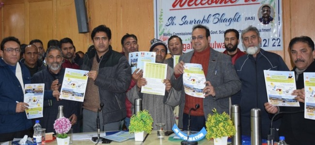 Saurabh Bhagat inaugurates awareness programme on PM KUSUM, Rooftop Solar Schemes at Pulwama Saurabh Bhagat inaugurates awareness programme on PM KUSUM, Rooftop Solar Schemes at Pulwama
