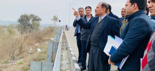 Advisor Bhatnagar inspects Bhagthali, Ghatti Industrial Estates of Kathua district Advisor Bhatnagar inspects Bhagthali, Ghatti Industrial Estates of Kathua district