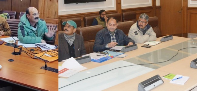 Atal Dulloo clears several proposals to be taken up under NBHM in J&K Atal Dulloo clears several proposals to be taken up under NBHM in J&K