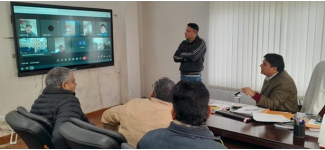 Director Fisheries reviews Fish availability during Maha Shivratri Director Fisheries reviews Fish availability during Maha Shivratri