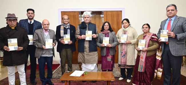 Lt Governor releases Dr Chanchal Bhasin’s Dogri poetry collection “UdanKhatola” Lt Governor releases Dr Chanchal Bhasin’s Dogri poetry collection “UdanKhatola”