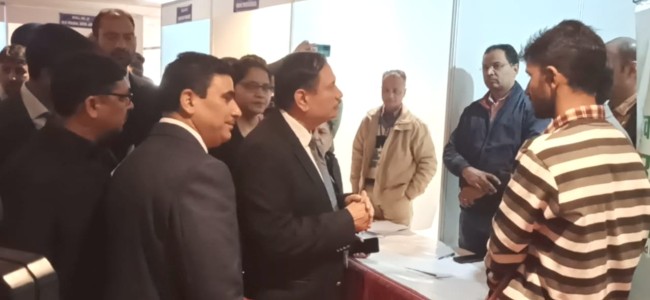 Advisor Bhatnagar inaugurates mega Job Fair at Jammu Advisor Bhatnagar inaugurates mega Job Fair at Jammu