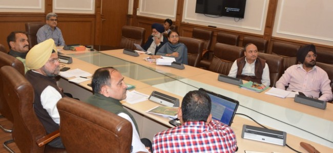 Atal Dulloo reviews seed availability, irrigation facilities for upcoming seasons Atal Dulloo reviews seed availability, irrigation facilities for upcoming seasons