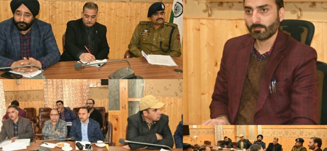 DC Anantnag chairs District NCORD meeting