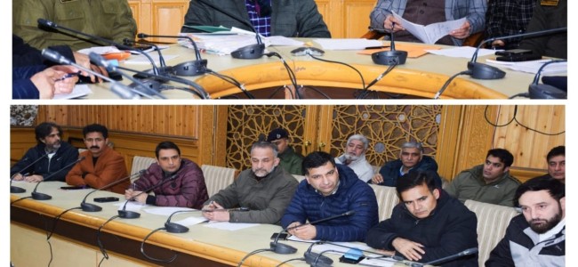 Div Com Kashmir reviews arrangements for celebration of Shab-e-Mehraj Div Com Kashmir reviews arrangements for celebration of Shab-e-Mehraj
