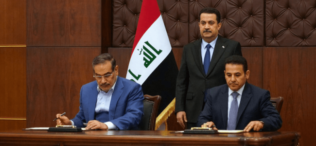 Iran, Iraq sign border protection deal Iran, Iraq sign border protection deal