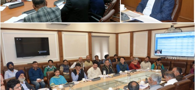 All depts to achieve completion targets of works under Capex budget as per directions of CS J&K: Secretary Planning