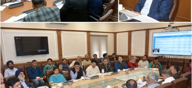 All depts to achieve completion targets of works under Capex budget as per directions of CS J&K: Secretary Planning All depts to achieve completion targets of works under Capex budget as per directions of CS J&K: Secretary Planning