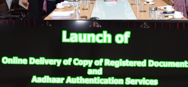CS Launches 3 online initiatives of Revenue Department CS Launches 3 online initiatives of Revenue Department
