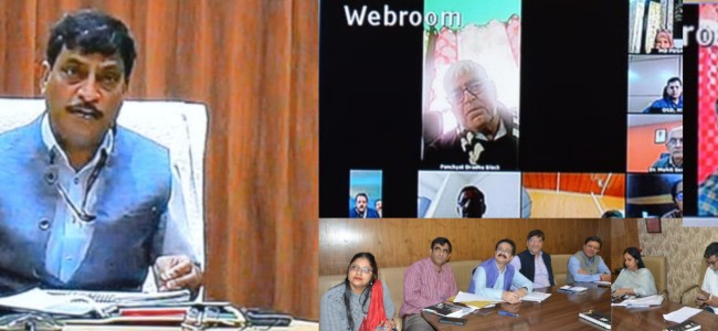 CS virtually participates in panchayat level convergence meetings held across the UT