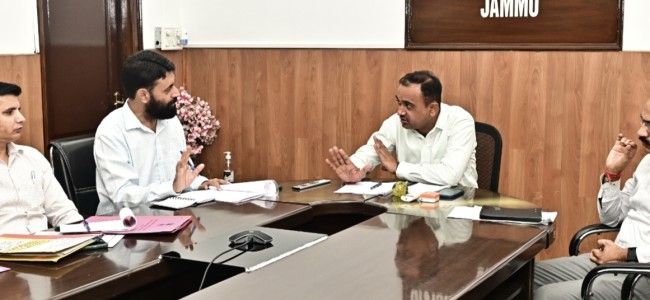 Div Com Jammu asks DCs to identify land for establishment of Housing colonies in districts