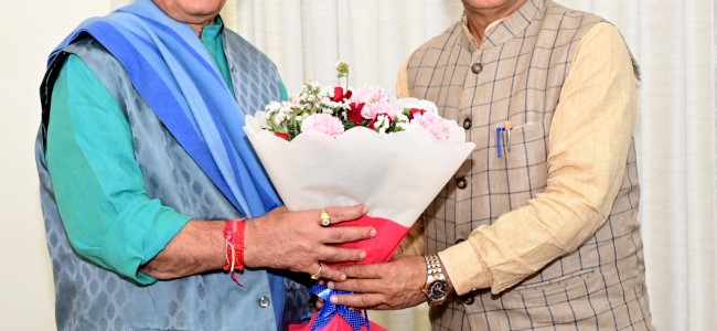 Member of Parliament calls on Lt Governor Member of Parliament calls on Lt Governor