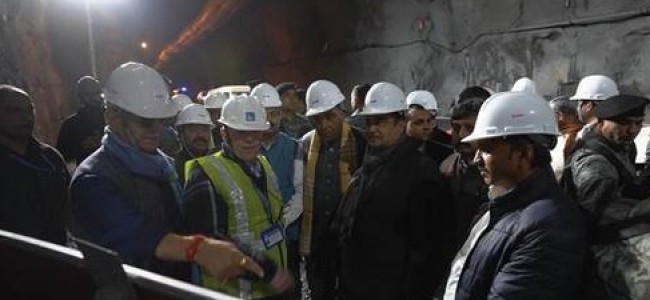 Shri Nitin Gadkari inspects Zojila Tunnel, Asia’s longest tunnel to establish all weather connectivity for Ladakh with Lieutenant Governor of Jammu and Kashmir Shri Manoj Sinha Shri Nitin Gadkari inspects Zojila Tunnel, Asia’s longest tunnel to establish all weather connectivity for Ladakh with Lieutenant Governor of Jammu and Kashmir Shri Manoj Sinha