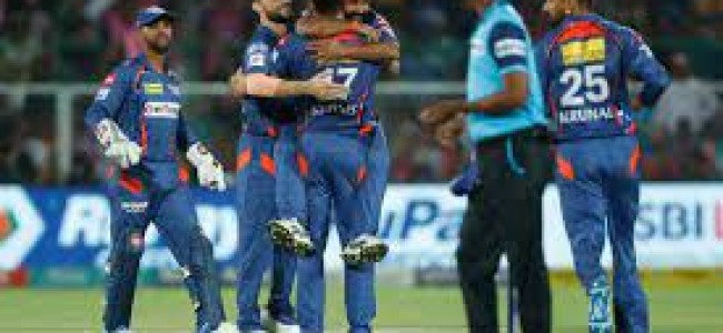 LSG outwit RR in low-scoring contest LSG outwit RR in low-scoring contest