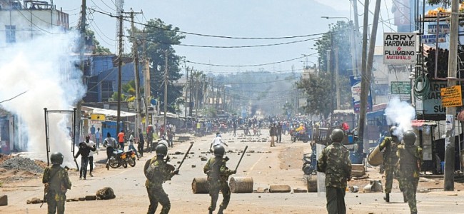 Riots in Kenya as opposition protests ‘cost of living’ Riots in Kenya as opposition protests ‘cost of living’