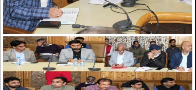 Div Com Kashmir reviews G20 Summit preparations Div Com Kashmir reviews G20 Summit preparations