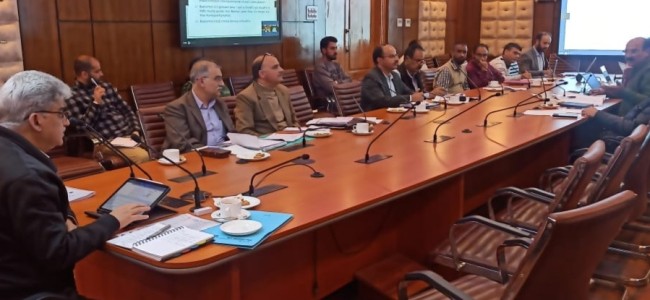 Dulloo reviews implementation of HADP; Exhorts officers to achieve targets in set timelines Dulloo reviews implementation of HADP; Exhorts officers to achieve targets in set timelines