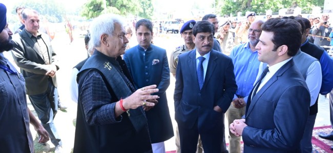Lt Governor inaugurates & dedicates the Jhelum Rajbagh Riverfront to the public Lt Governor inaugurates & dedicates the Jhelum Rajbagh Riverfront to the public