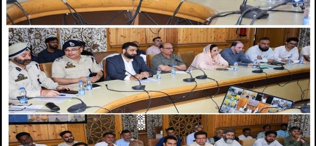 Div Com Kashmir reviews arrangements for Eid ul Azha & Muharram ul Haraam Div Com Kashmir reviews arrangements for Eid ul Azha & Muharram ul Haraam