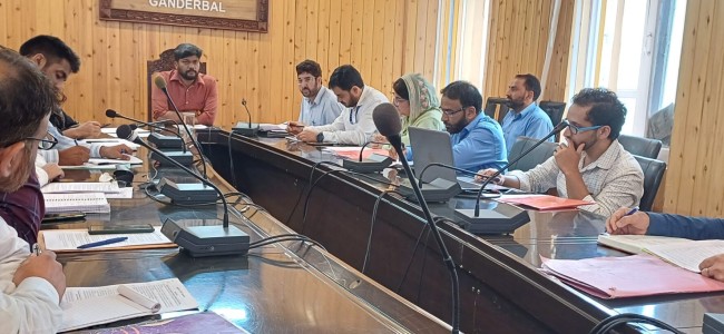 DC Ganderbal convenes District level Cooperative Development Committee meeting DC Ganderbal convenes District level Cooperative Development Committee meeting