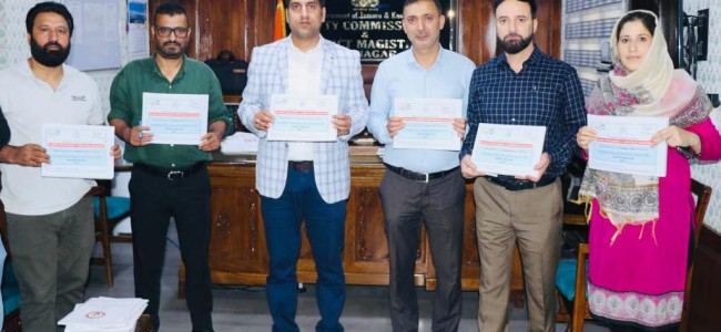 DC Srinagar releases District Statistical Handbook DC Srinagar releases District Statistical Handbook