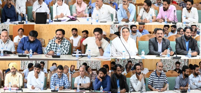 District Development Council Kupwara convenes review meeting District Development Council Kupwara convenes review meeting