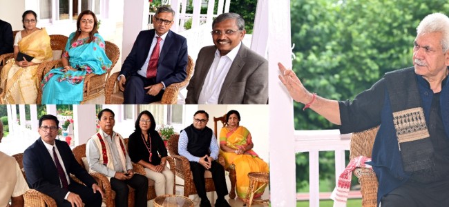Members of Standing Committee of Chairpersons of State Public Service Commissions call on Lt Governor Members of Standing Committee of Chairpersons of State Public Service Commissions call on Lt Governor
