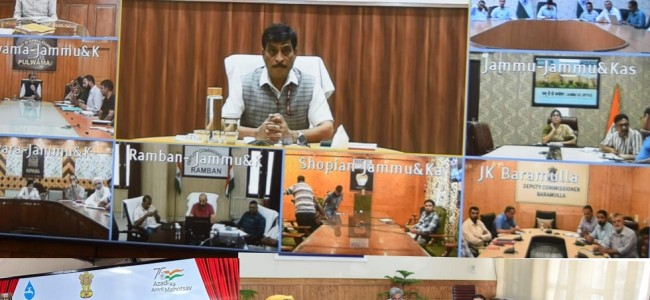 CS kick starts ‘JJM Fortnight’ for certification of ‘Har Ghar Nal Se Jal’ CS kick starts ‘JJM Fortnight’ for certification of ‘Har Ghar Nal Se Jal’