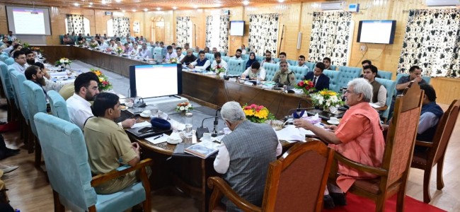 LG emphasizes on promotion of Tourism, Industry and Agriculture & Allied sectors in the district