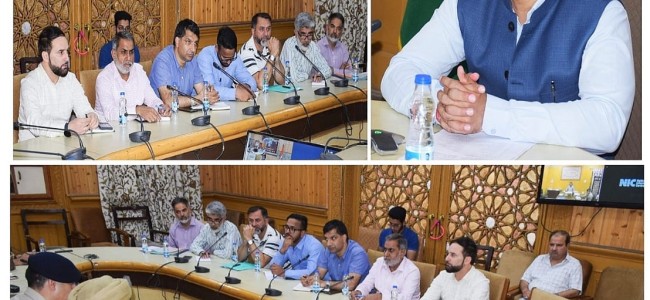 Div Com Kashmir reviews arrangements for Eid Milad-un-Nabi (S.A.W), following Friday Div Com Kashmir reviews arrangements for Eid Milad-un-Nabi (S.A.W), following Friday