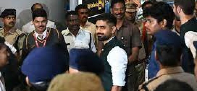 Pakistan players arrive in India after 7 year to play ODI World