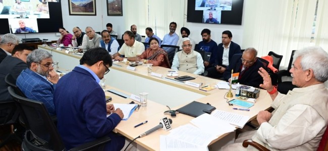 Lt Governor chairs a high-level meeting on ‘Future-Ready Governance’ Lt Governor chairs a high-level meeting on ‘Future-Ready Governance’