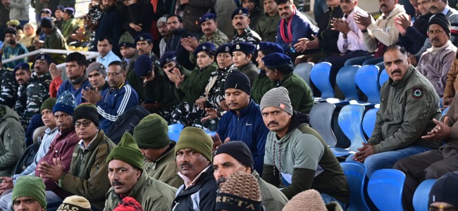 Lt Governor felicitates the winner, runner-up and other outstanding players of CRPF T20 Cricket Cup 2023 Lt Governor felicitates the winner, runner-up and other outstanding players of CRPF T20 Cricket Cup 2023