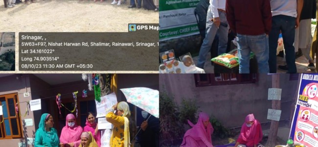 Sankalp Saptaah celebrated enthusiastically across the Aspirational Blocks of Srinagar Sankalp Saptaah celebrated enthusiastically across the Aspirational Blocks of Srinagar