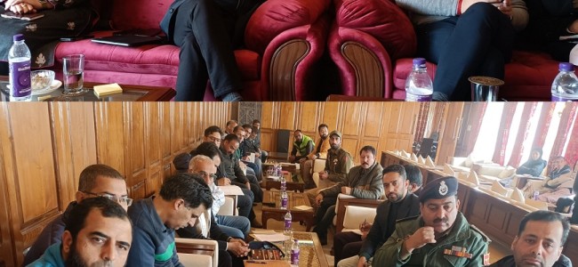 Secretary Tourism reviews preparedness for Winter Tourism activities at Gulmarg Secretary Tourism reviews preparedness for Winter Tourism activities at Gulmarg