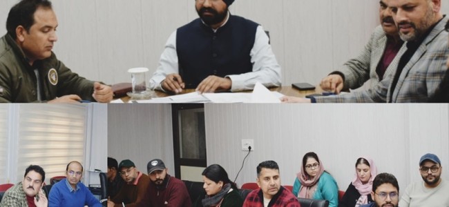 DC reviews Health care scenario in Doda District DC reviews Health care scenario in Doda District