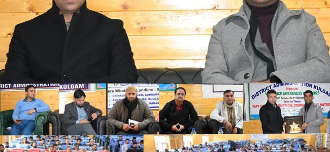 Income Tax deptt, Distt Admin Kulgam organize Tax Awareness programme Income Tax deptt, Distt Admin Kulgam organize Tax Awareness programme