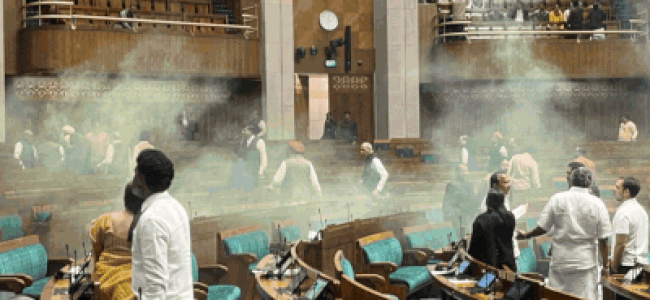 Parliament security breach: Case under UAPA registered Parliament security breach: Case under UAPA registered