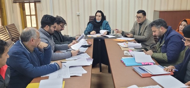 DC B’la reviews progress of development works under R&B Sector DC B’la reviews progress of development works under R&B Sector