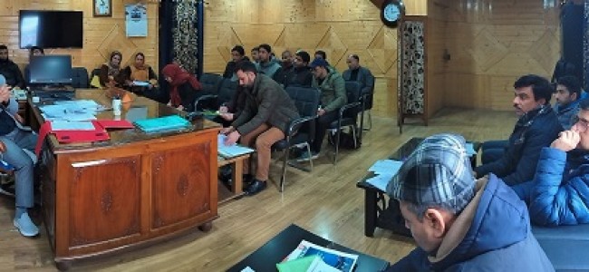 Use latest technologies for developing Sericulture in J&K: Director, Sericulture to Officers Use latest technologies for developing Sericulture in J&K: Director, Sericulture to Officers