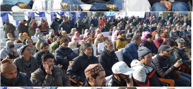 Secretary Transport holds public darbar at Tangmarg; Assures timely redressal of public issues