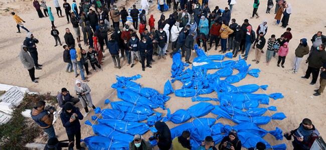 Israel returns 100 bodies to Gaza authorities