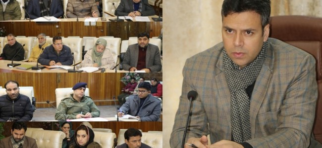 DC Srinagar chairs NCORD meeting on Prevention of Drug Abuse & Narcotics Trade