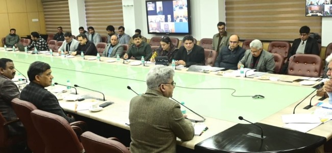 Lt Governor reviews preparations for Khelo India Winter Games 2024 Lt Governor reviews preparations for Khelo India Winter Games 2024