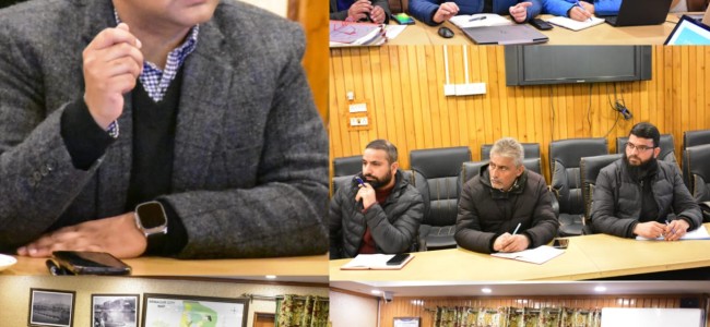 CEO SSCL conducts review of Integrated Command and Control Center Zainakote, Srinagar