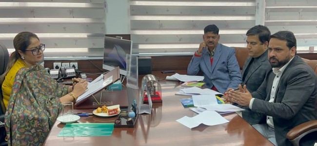 Chairperson KVIB convenes performance review meeting Chairperson KVIB convenes performance review meeting