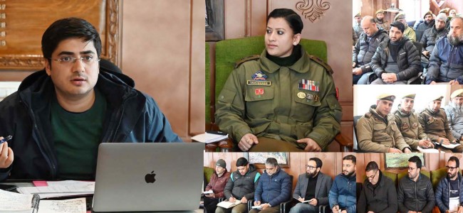 DC Shopian chairs District Level NCORD Committee meeting DC Shopian chairs District Level NCORD Committee meeting