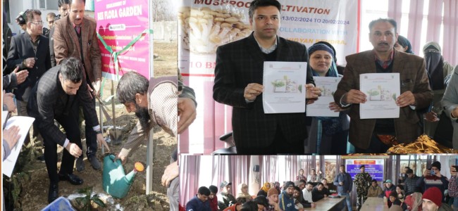 DC Srinagar chaired valedictory programme of ESDP Programmes at KVK Srinagar